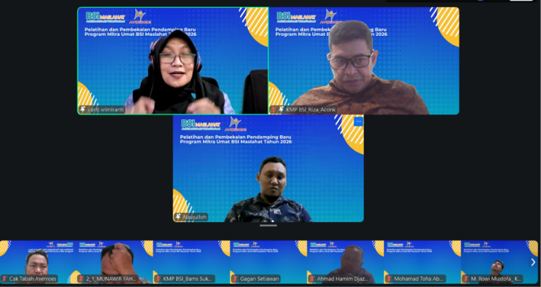 Pelatihan Pendamping Mitra Umat BSI 2026